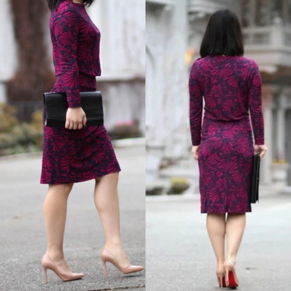 TORY BURCH | 'etta' print blouson dress - Picture 5 of 7